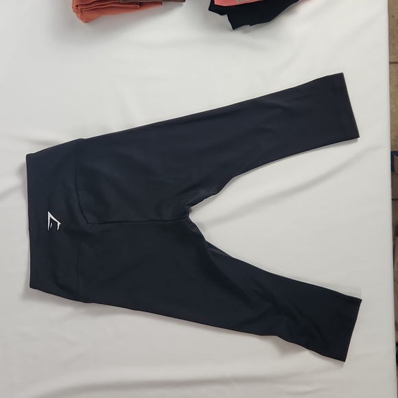 Ladies Gymshark High Waist Black Leggings - Picture 4 of 6